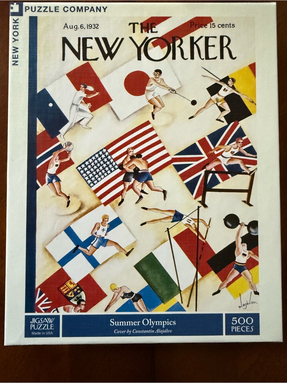 The New Yorker Summer Olympics Jigsaw Puzzle 500 pieces